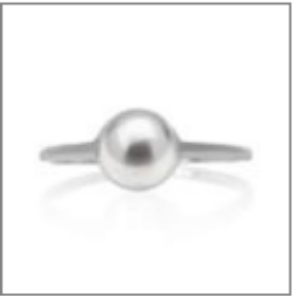 Sterling Silver Sphere Ring - Picture 6 of 6